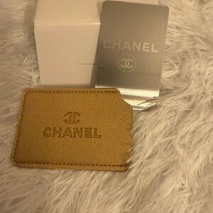 Chanel Gold Card Holder/Mirror GWP
